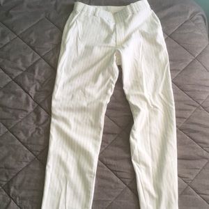 Long white formal pants